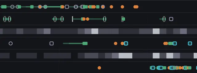 The activity timeline stats.radicle.at draws for heartwood, Radicle’s reference implementation: commits, patches and issues per contributor over four years
